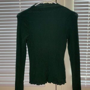 Long sleeve sheer shirt